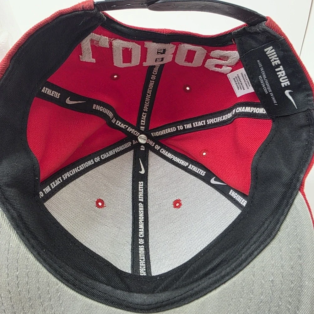 Nike True New Mexico Lobos‎ Adult Hat Cap Snap Back Red Mens OSFM